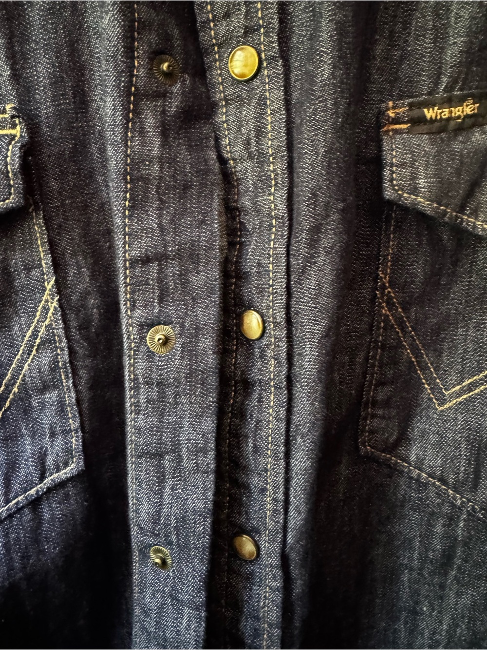 Wrangler dark denim shirt or Jacket XXL - Picture 11 of 12